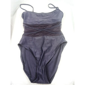 Anne Cole Collection one piece swimsuit, navy blue, size 10